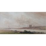 GERALD ACKERMANN (1876-1960): A framed and glazed watercolour "Rochester View". Signed bottom left.