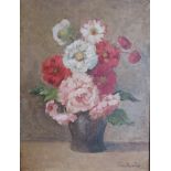 STEPHANIE VON TRAUTTWEILER (1888-1979) Still life of flowers, signed lower right,