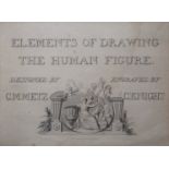 "Elements of Drawing The Human figure" - A set of six gilt framed and glazed etchings after C.M.