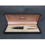 A cased Sheaffer fountain pen with 14K nib