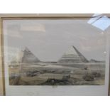 Eleven David Roberts prints of Egyptian landmarks,