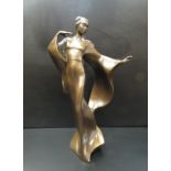 A limited edition bronze of Sukura signed by the artist Neil Welch 15/50,