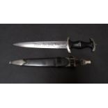 A Third Reich era German SS dagger, model 1933, for officers and enlisted men,