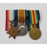 A WWI Mons Star medal trio to 13007 Pte. E.J. JENKINS G.