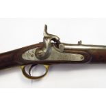 A Victorian Tower 1857 carbine with percussion action, VR crown mark,