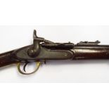 A 19th Century Snider action percussion carbine by Hollis & Sons,