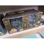 A 1:6 scale military jeep vehicle, boxed, by The Ultimate Soldier,