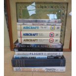 A collection of military themed books including "Second in line, Second to None",