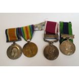 An India Medal (George V) to 201666 Pte. H.C. MARTIN DORSET R. with Afghanistan N.W.F 1919 clasp.