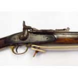 A 19th Century Snider action percussion three band military rifle by BSA & M Co. dated 1875.