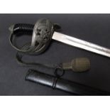 An Imperial German Army 2nd Guard Dragoon officers sword by W.