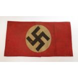 A WWII German Nazi cloth armband, brought back by ERNEST H LEE, an RAF servicemen,