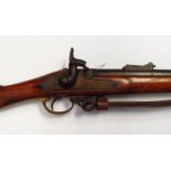 A mid 19th Century Enfield 1853 pattern three band percussion musket,