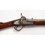 A Victorian Tower 1857 carbine with percussion action, VR crown mark,