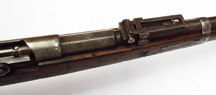 A German model 71/84 military rifle with various inspection stampings and regimental markings. - Image 3 of 7