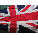 A mid 20th Century Union flag with later patch repairs