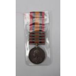 A Queen's South Africa Medal (QSA) with South Africa 1901,