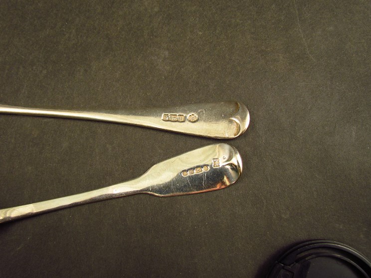 A John & Henry Lias silver ladle, London 1844, a William Hatton & Sons silver tablespoon, - Image 2 of 2
