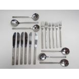 A collection of Viners 'Studio' cutlery by Gerald Benney