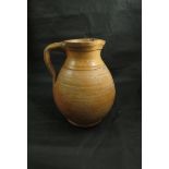 A 19th Century Earthenware Cider jug, two tone colour,