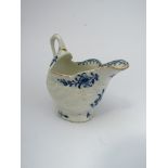 A Lowestoft porcelain Norwich Castle Wheeler collection cream jug