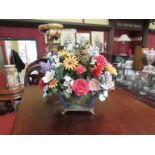 A Thomas Kinkade 50 States floral bouquet,