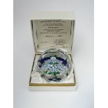 A Saint Louis paperweight four flowers bouquet 1983 285/450