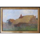 GEORGE HERBERT JUPP (1869-1942) A framed & glazed oil on canvas,