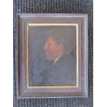 GEORGE HERBERT JUPP (1869-1942) An oak framed oil on canvas portrait of a young man. Unsigned. 29.