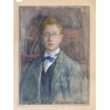 GEORGE HERBERT JUPP (1869-1942) A framed & glazed watercolour of the artist as a young man.