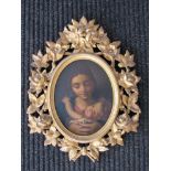 LOUIS PISANI (19th Century Italian): After Carlo Cignani copy of the Madonna with the Holy Child,