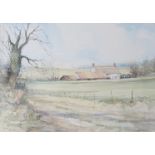 JASON PARTNER (1922-2005) A framed and glazed watercolour entitled 'Spring In Norfolk' Swanton