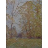 GEORGE HERBERT JUPP (1869-1942) A framed & glazed watercolour of an autumnal woodland scene.