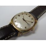 TIMEX: a rare gold plated and steel "Electric Calendar" series gent's wristwatch,