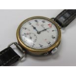 HENRY MOSER & Cie: an early 20th Century gent's wristwatch,