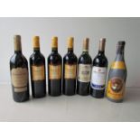 2005 Hortevie Saint Julien x 3 and four bottles of Rioja including 1998 Muriel (7)