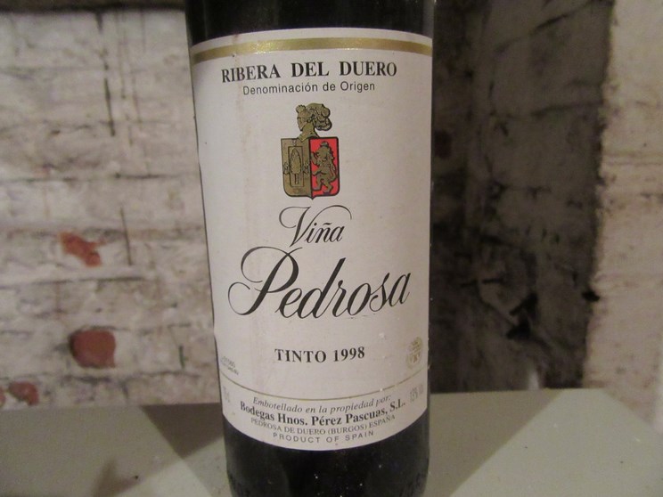 1998 Vina Pedrosa Tinto,