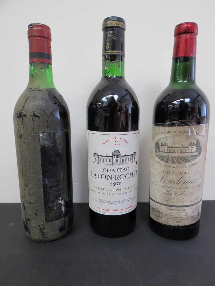 Chateau Loudenne Medoc, Gold Medal, 1970 Chateau Lafon-Rochet Saint-Estephe-Medoc Grand Cru Classe,