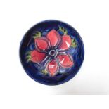 A Moorcroft anemone dish,