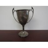 A Robert Pringle & Sons silver engraved trophy "Best Young Whiteside Cock Cup",