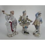 Three porcelain figures