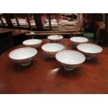 Seven Oriental rice bowls,