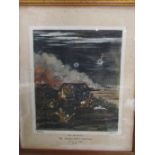 G.H. COE: A watercolour of "The Heroic Artillerymen" Percy Butcher V.C.