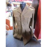 A 1940's British Army service dress jacket and trousers by Hawkes & Co