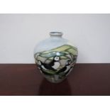 A Moorcroft "Puffin" pattern baluster form vase,