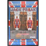 A Gilbert and George- 'Jack and Freak' poster, signed, framed and glazed,