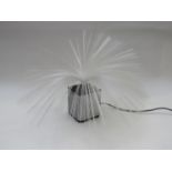 A c1970's aluminium based fibre optic lamp