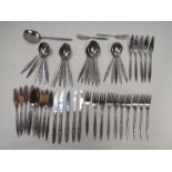 A collection of Viners 'Mosaic' and 'Executive Suite' pattern cutlery