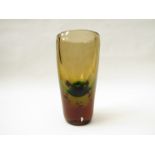 Skrdlovice, Bohemian glass vase, designed by Vladimir Jelinek in 1964,