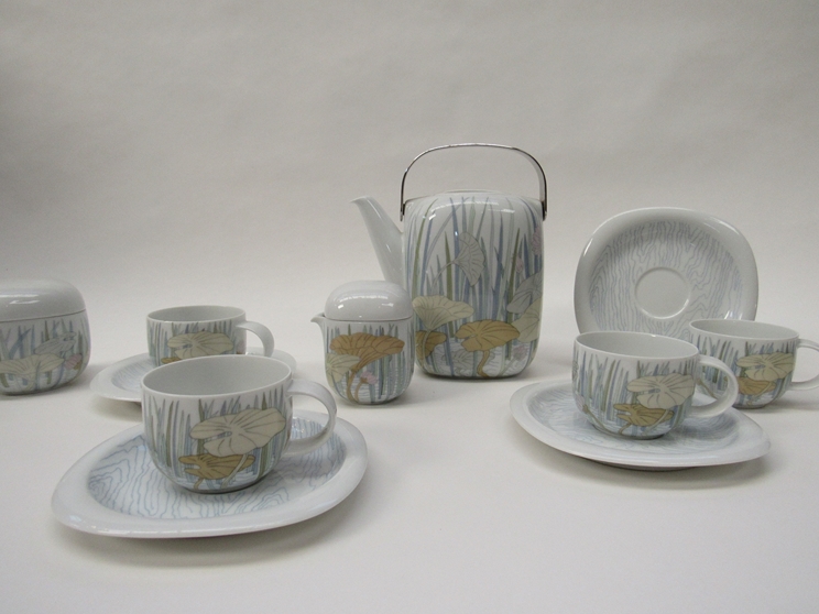 A Rosenthal porcelain coffee service by Alain Le Foll on "Suomi" shape by Timo Sarpaneva. - Image 2 of 2